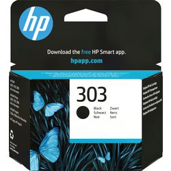 Hp inkcartridge t6n02ae 303 zwart