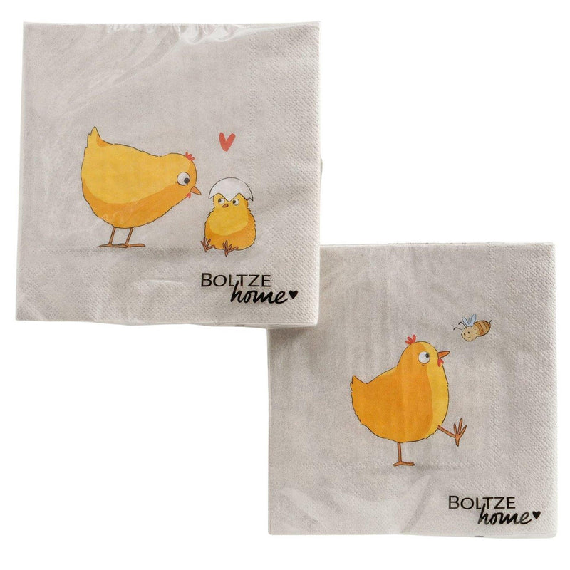 Afbeelding laden in galerijviewer, Boltze home servetten henny 16,5x16,5x3cm 2 assorti
