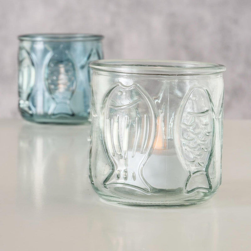 Afbeelding laden in galerijviewer, Boltze home windlicht vissen h9cm
