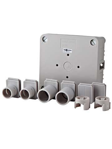 Enzo abl kabeldoos uni ablgrijs met deksel 4047850