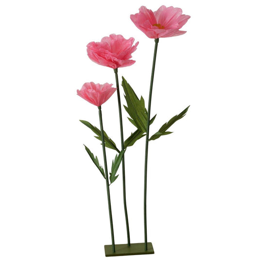 Boltze home decoratieve standaard bloem belia 30x17,5x158cm