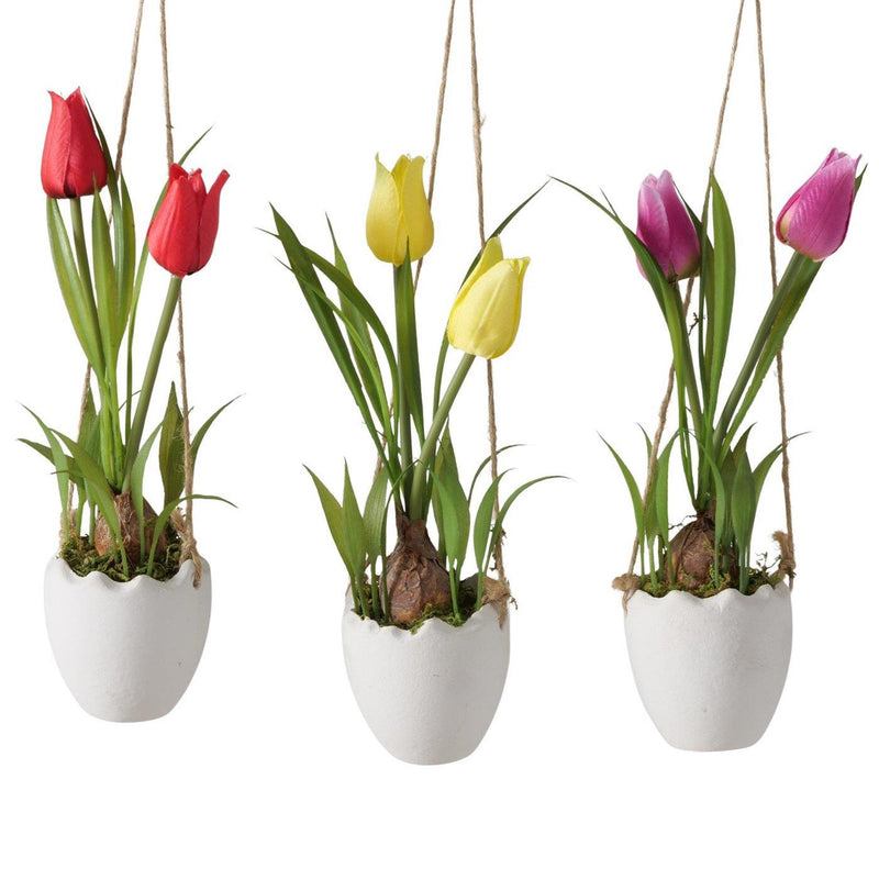 Afbeelding laden in galerijviewer, Boltze home boltze hang potplant tulp h23cm
