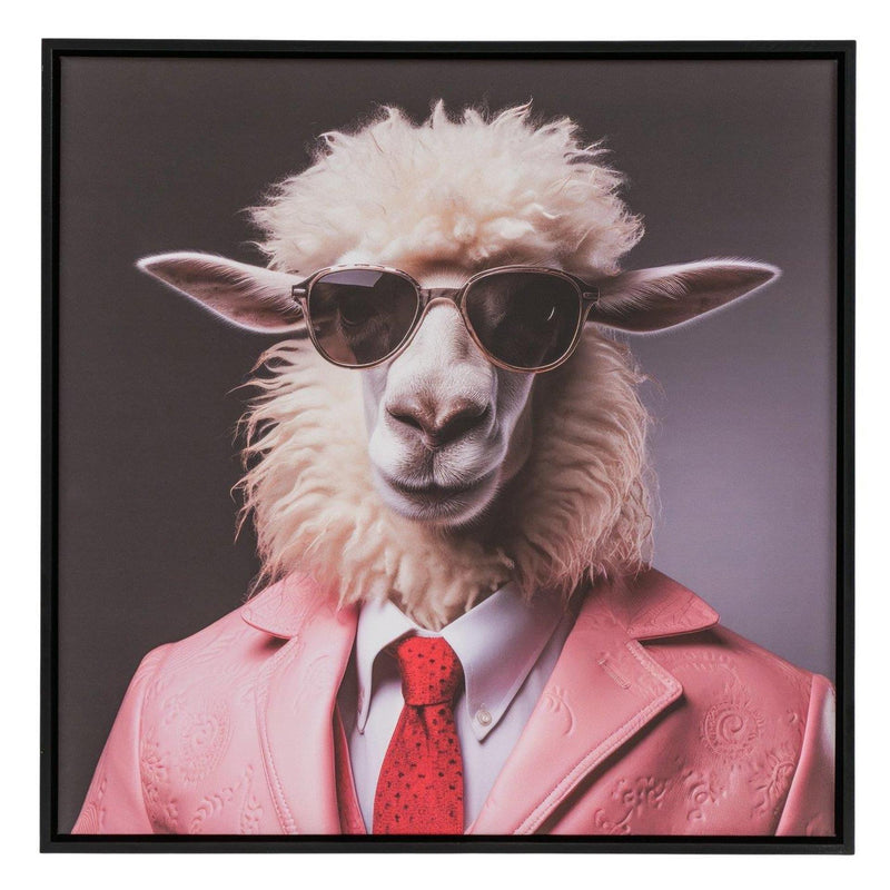 Afbeelding laden in galerijviewer, Boltze home canvas bantu schaap 50x50x3,5cm
