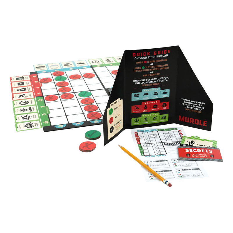 Afbeelding laden in galerijviewer, Goliath murdle het bordspel - breinbreker - bordspel - crime spel - deductief redeneren - 2 tot 4 spelers
