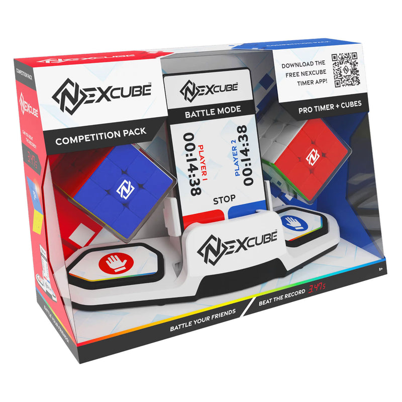 Afbeelding laden in galerijviewer, Goliath nexcube competition pack - breinbreker - speed cube - met 2 kubussen en een timer - snelste speedcube op de markt!
