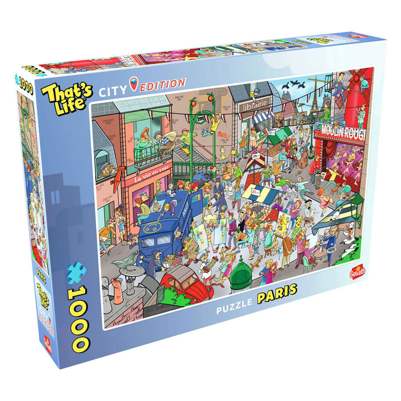 Afbeelding laden in galerijviewer, Goliath games golitath that's life city edition: parijs legpuzzel - 1000st.

