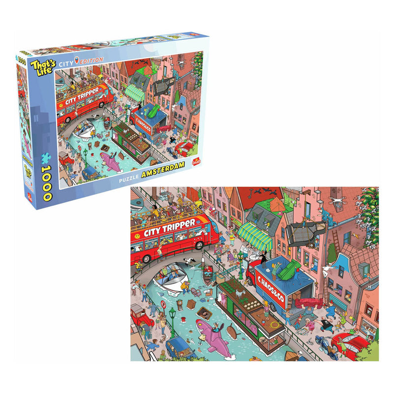 Afbeelding laden in galerijviewer, Goliath games goliath that's life city edition: amsterdam legpuzzel - 1000st.
