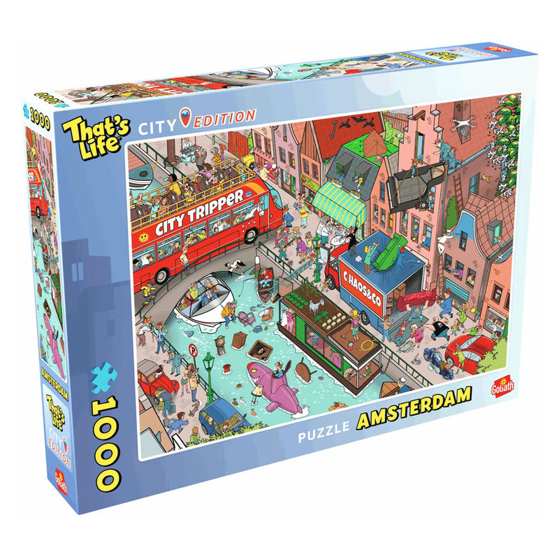 Afbeelding laden in galerijviewer, Goliath games goliath that's life city edition: amsterdam legpuzzel - 1000st.
