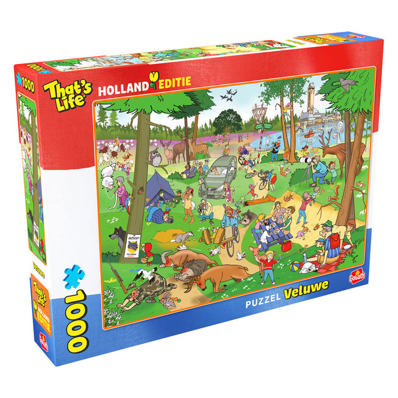 Afbeelding laden in galerijviewer, Goliath games goliath that's life hollandse editie: de veluwe legpuzzel - 1000st.
