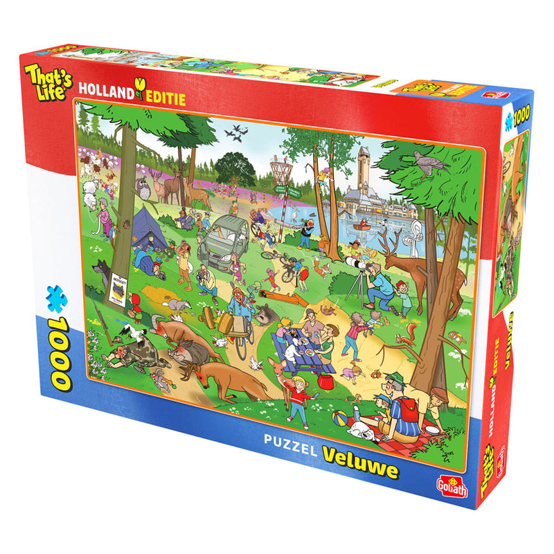 Afbeelding laden in galerijviewer, Goliath games goliath that's life hollandse editie: de veluwe legpuzzel - 1000st.
