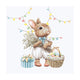 Duni servetten bunny joy 3-laags tissue 24x24cm