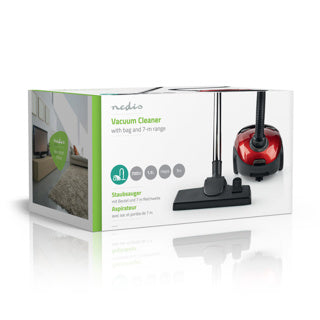 Afbeelding laden in galerijviewer, Nedis stofzuiger met zak 700w 1,5l
