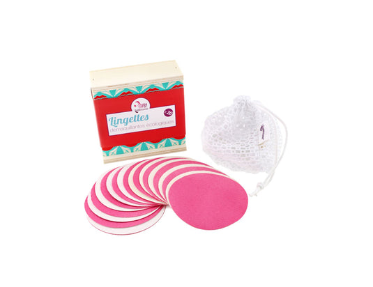Lamazuna make-up verwijder pads - wasbaar 20st in box