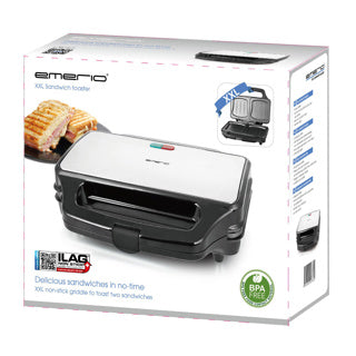 Afbeelding laden in galerijviewer, Emerio tosti ijzer st-109562.17
