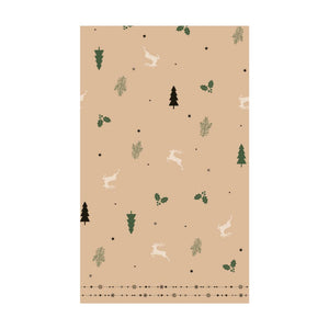 Duni tafellaken natural yuletid 138x220cm