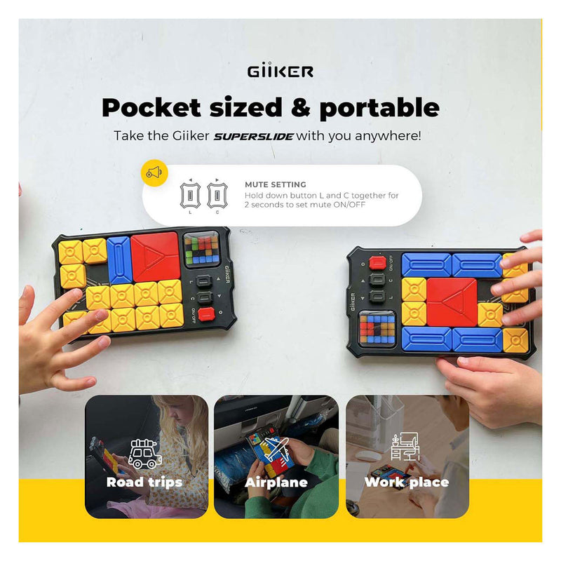 Afbeelding laden in galerijviewer, Giiker super slide puzzelspel - zwart
