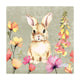 Duni servetten floral friends 3-laags tissue 24x24cm