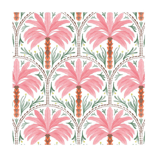 Duni servetten palm oasis 3-laags tissue 33x33cm