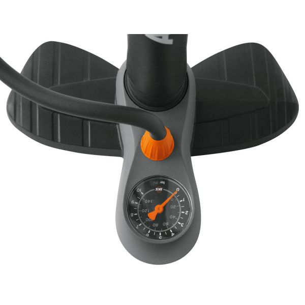 Afbeelding laden in galerijviewer, SKS Air-X-Press vloerpomp m drukmeter max. 8 bar 10070
