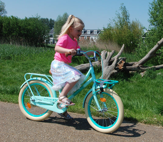 Volare 16 inch fiets excellent mintgroen oma transport 51631