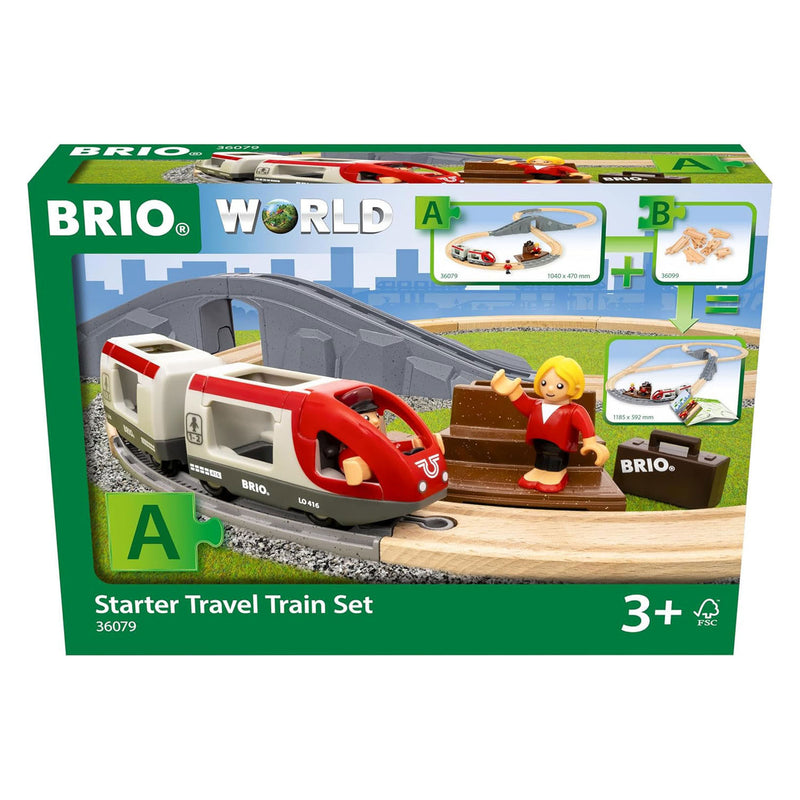 Afbeelding laden in galerijviewer, Ravensburger brio start treinset reis trein - 22dlg.
