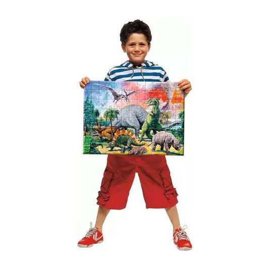 Ravensburger tussen de dinosauriërs – xxl puzzel 100 stukjes