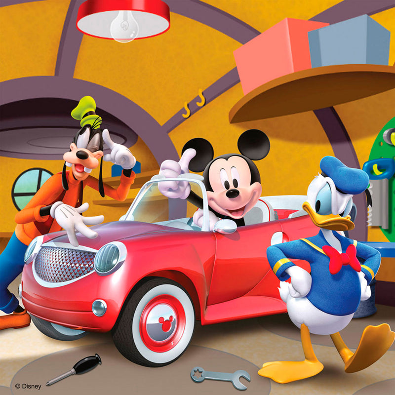 Afbeelding laden in galerijviewer, Ravensburger puzzel disney mickey mouse: iedereen houdt van mickey - 3x49 stukjes - kinderpuzzel
