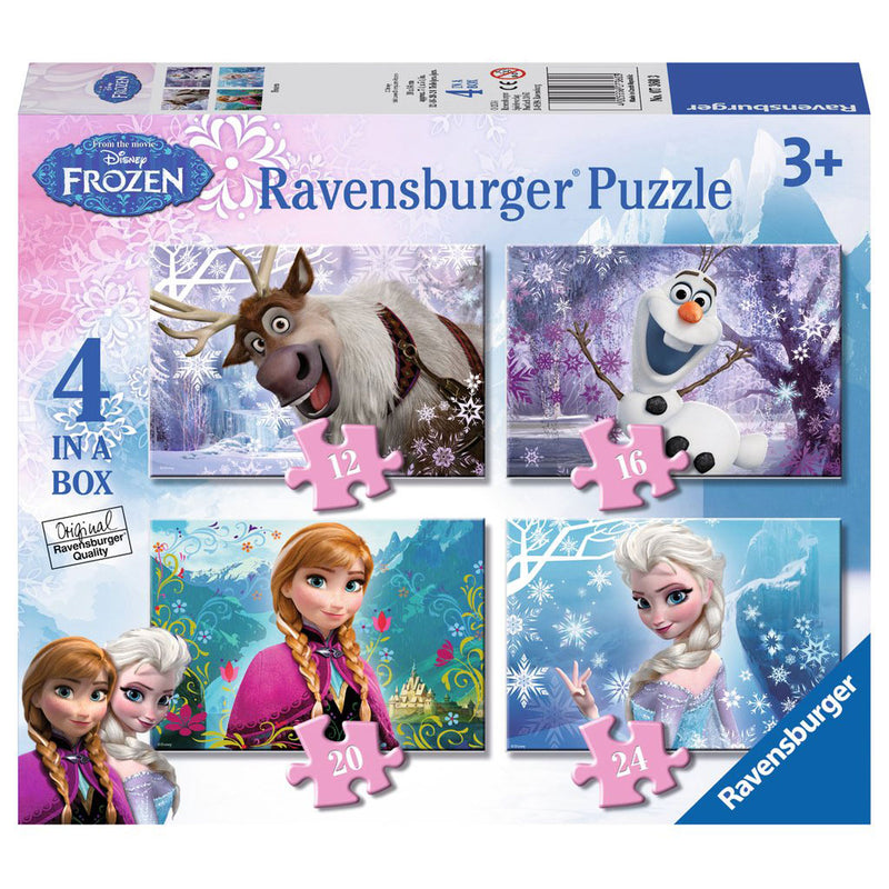 Afbeelding laden in galerijviewer, Ravensburger Frozen Puzzel Frozen 4in1
