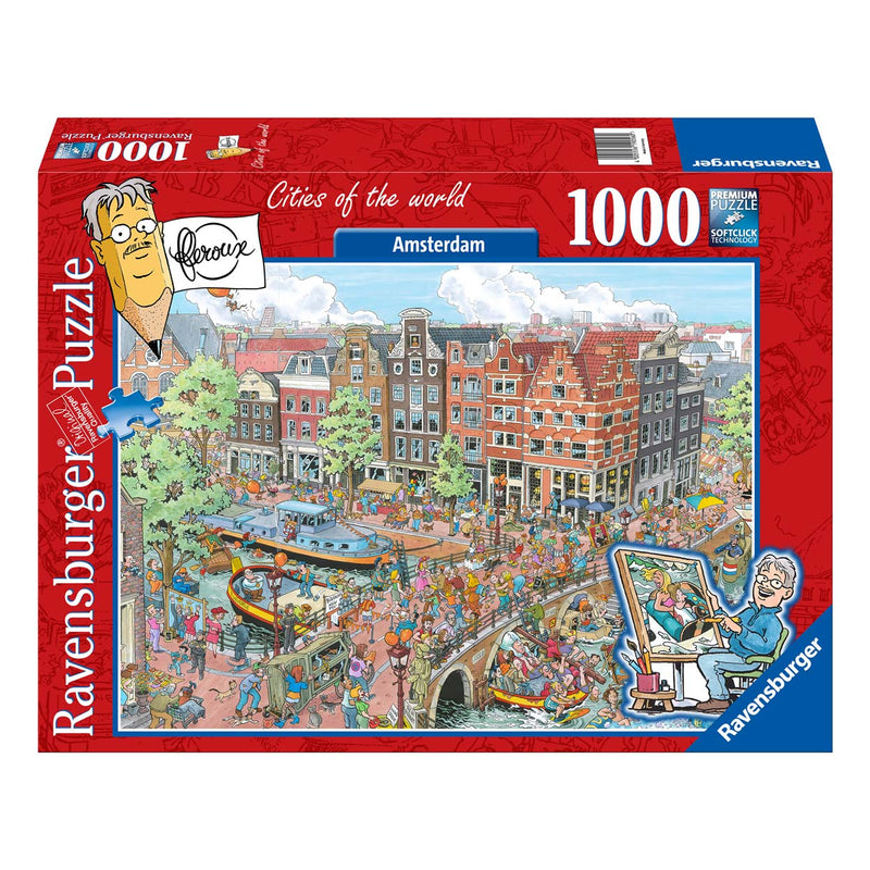 Afbeelding laden in galerijviewer, Ravensburger Fleroux: Amsterdam, 1000st.
