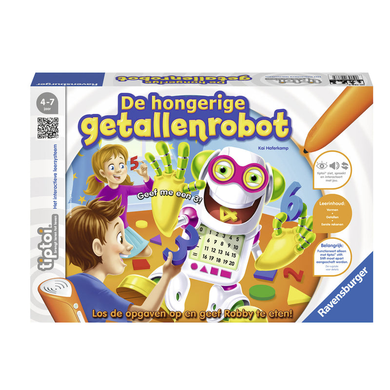 Afbeelding laden in galerijviewer, Ravensburger Tiptoi De Hongerige Getallenrobot

