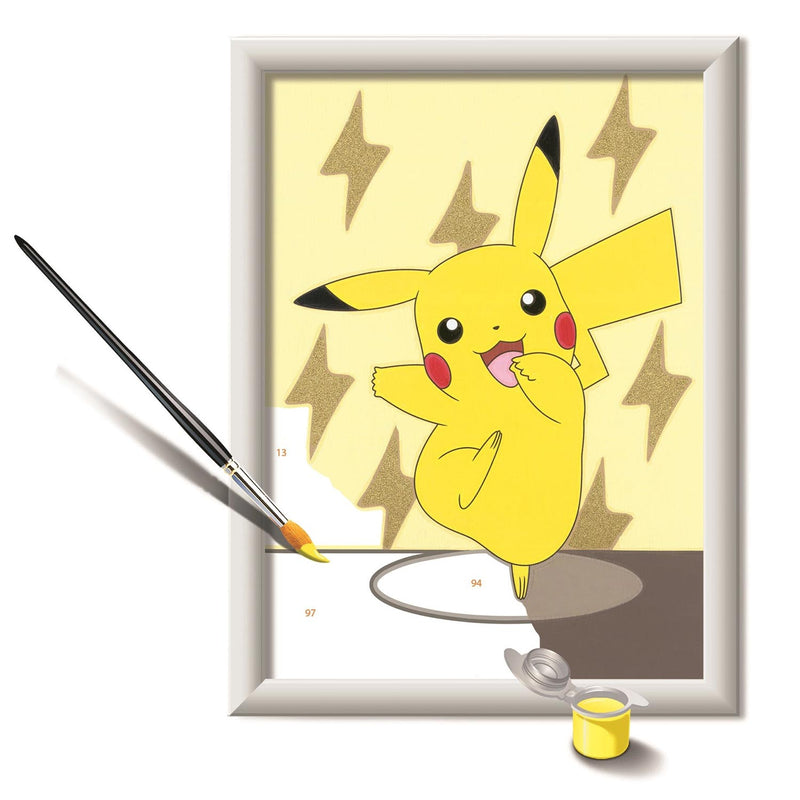 Afbeelding laden in galerijviewer, Ravensburger Schilderen op Nummer Pikachu

