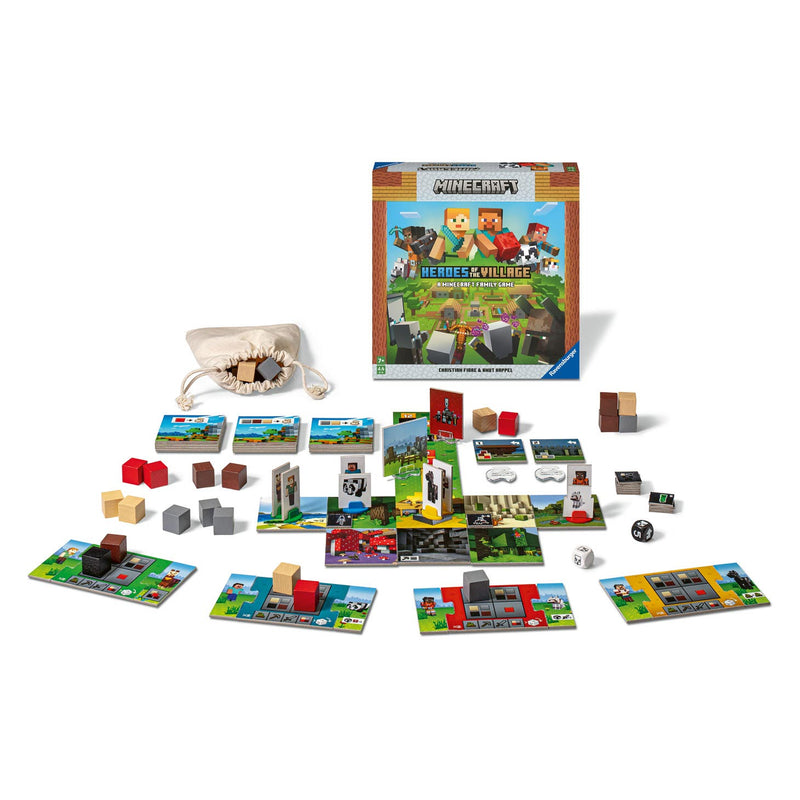 Afbeelding laden in galerijviewer, Ravensburger minecraft junior: heroes of the village - bordspel

