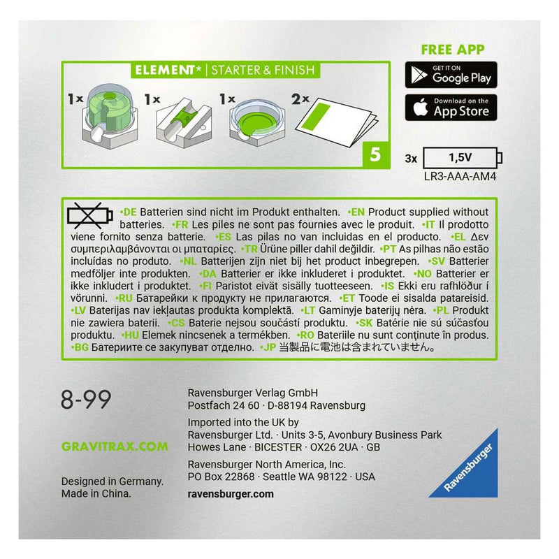 Afbeelding laden in galerijviewer, Ravensburger gravitrax element start finish uitbreidingsset
