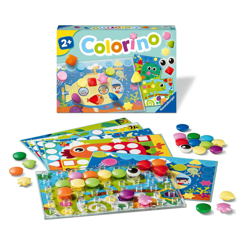 Afbeelding laden in galerijviewer, Ravensburger colorino kleuren en vormen
