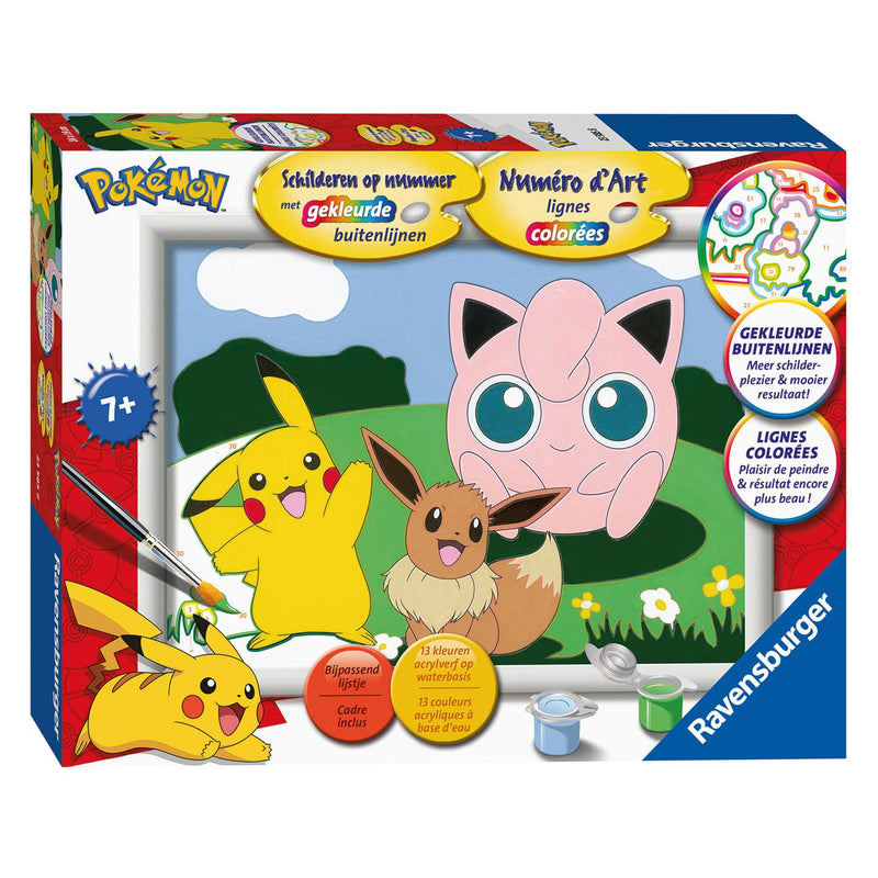 Afbeelding laden in galerijviewer, Ravensburger Schilderen op Nummer Pokemon
