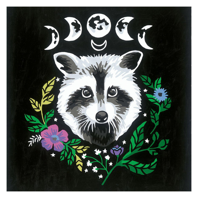 Afbeelding laden in galerijviewer, Ravensburger pixie cold edition raccoon - schilderen op nummer voor volwassenen
