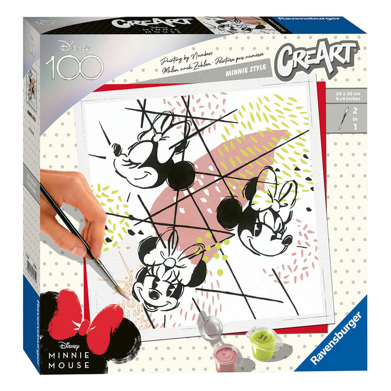 Afbeelding laden in galerijviewer, Ravensburger CreArt - Disney 100 Jaar Minnie Mouse 2
