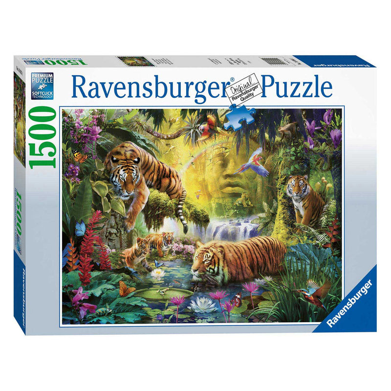 Afbeelding laden in galerijviewer, Ravensburger - Puzzel Idylle bij de Waterplaats 1500st.
