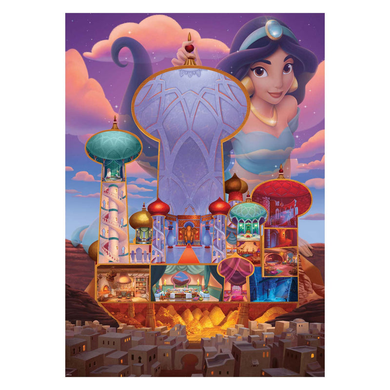 Afbeelding laden in galerijviewer, Ravensburger Castles Jasmine Legpuzzel, 1000st.
