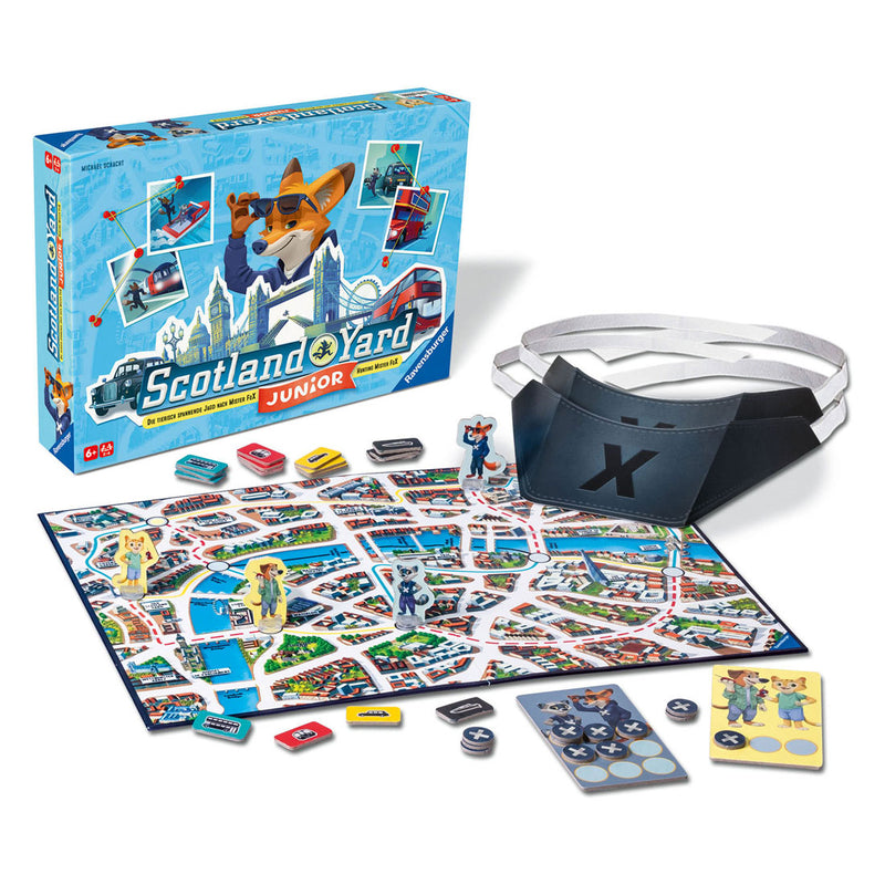Afbeelding laden in galerijviewer, Ravensburger scotland yard junior bordspel
