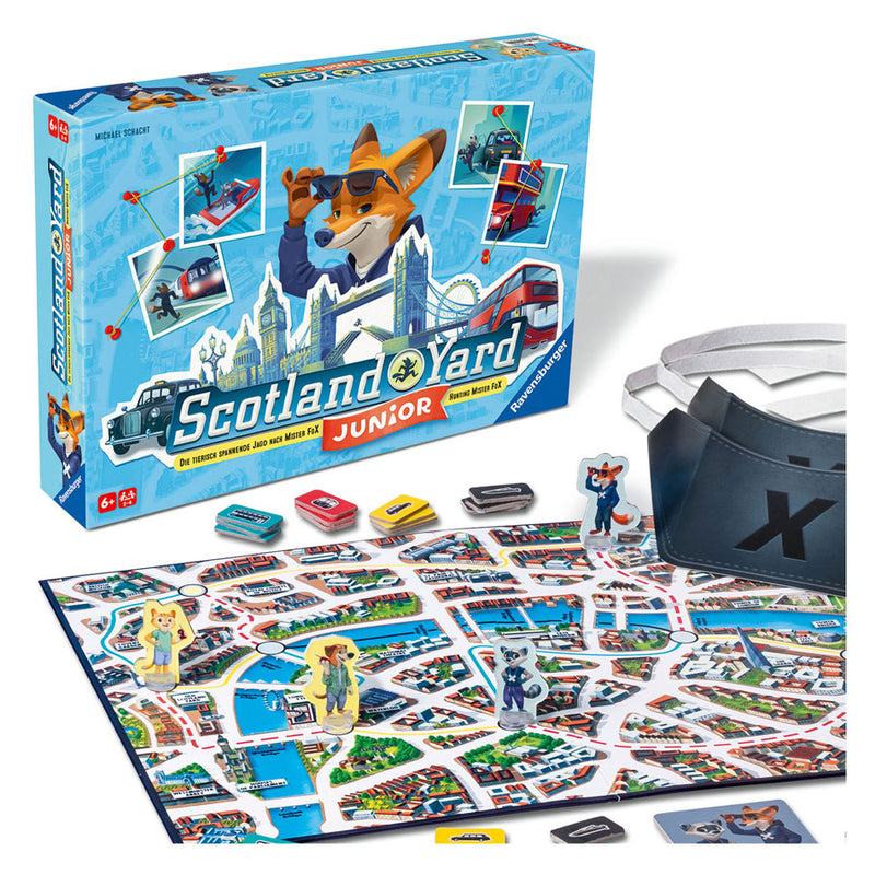 Afbeelding laden in galerijviewer, Ravensburger scotland yard junior bordspel
