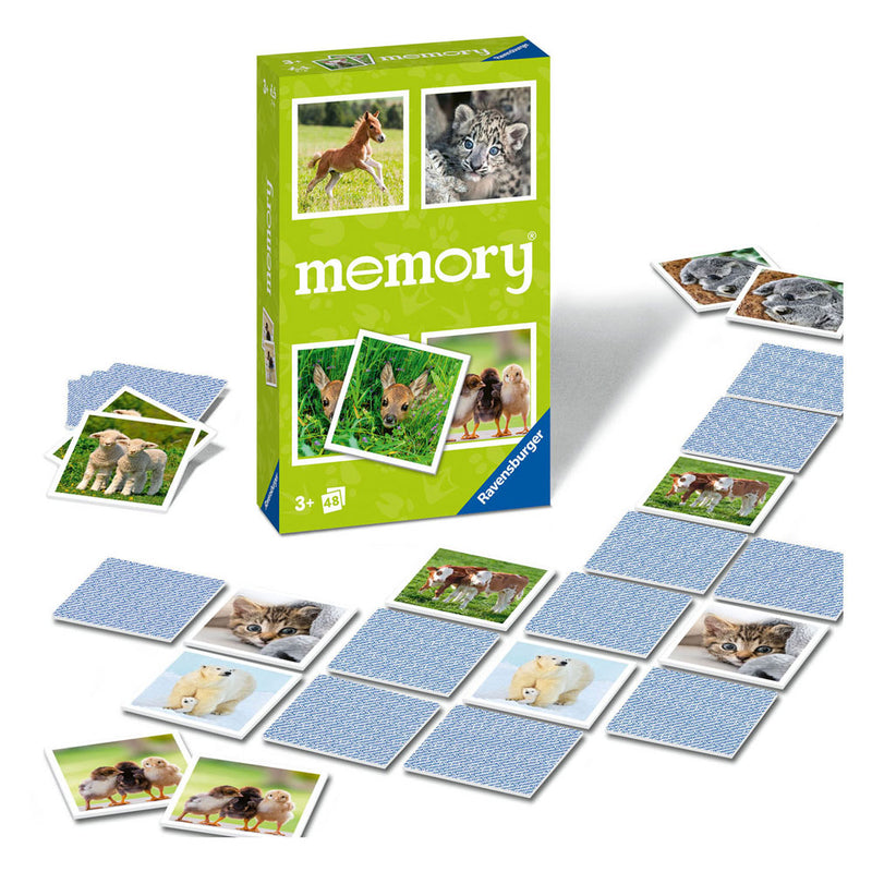 Afbeelding laden in galerijviewer, Ravensburger spel memory jonge dieren pocket
