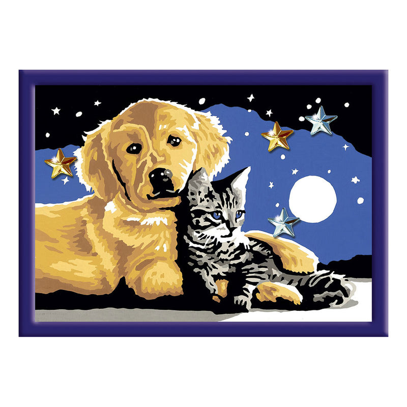 Afbeelding laden in galerijviewer, Ravensburger creart stargazing sweetness - schilderen op nummer voor kinderen
