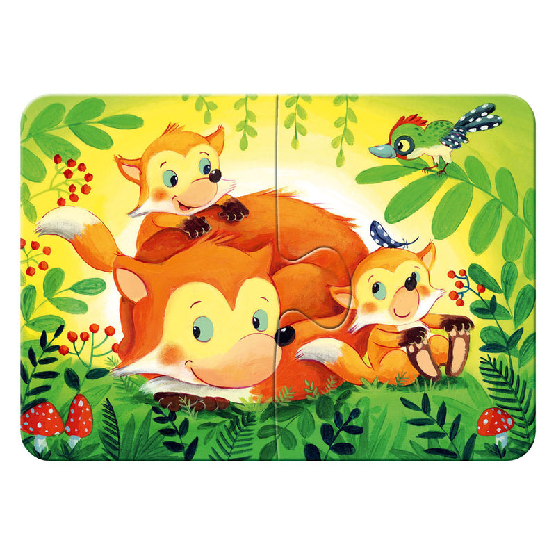 Afbeelding laden in galerijviewer, Ravensburger puzzel forest animals - legpuzzel - 2, 4, 6, 8 stukjes
