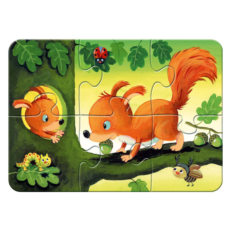 Afbeelding laden in galerijviewer, Ravensburger puzzel forest animals - legpuzzel - 2, 4, 6, 8 stukjes
