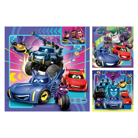 Ravensburger puzzel batwheels - drie puzzels - 49 stukjes - kinderpuzzel