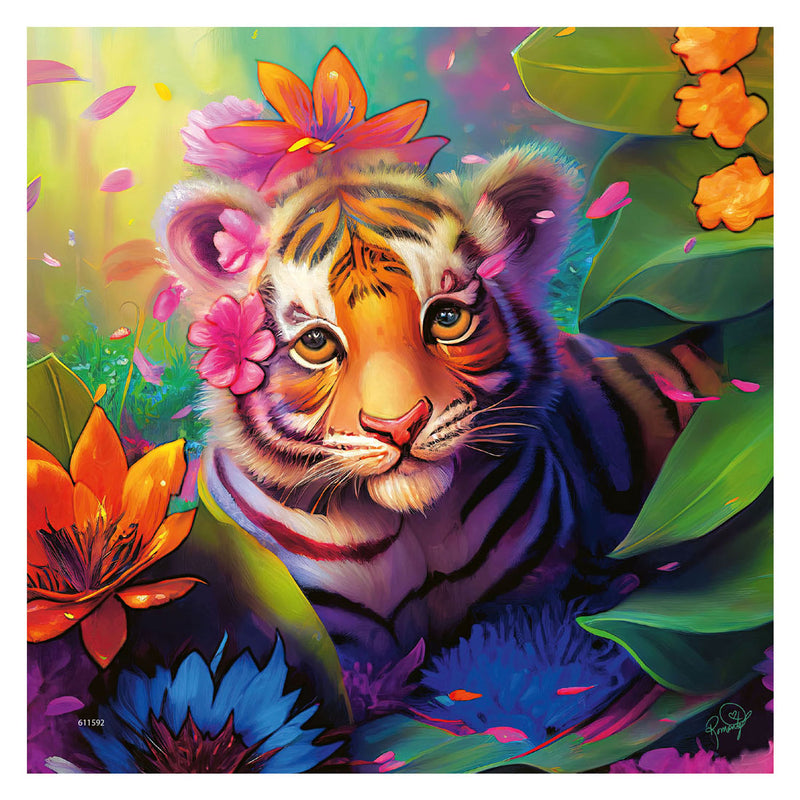 Afbeelding laden in galerijviewer, Ravensburger puzzel jungle babies - drie puzzels - 49 stukjes - kinderpuzzel
