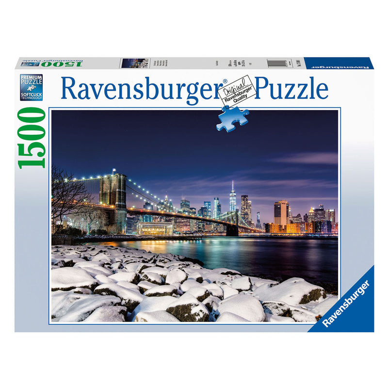 Afbeelding laden in galerijviewer, Ravensburger Legpuzzel Winter in York, 1500st.
