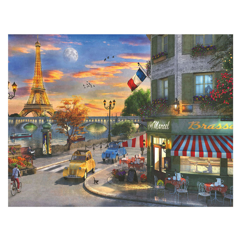 Afbeelding laden in galerijviewer, Ravensburger puzzel romantische avond in parijs - legpuzzel - 2000 stukjes
