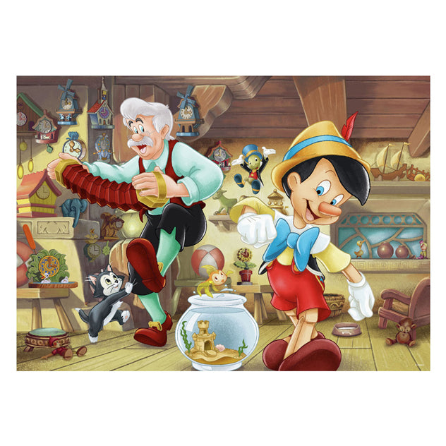 Afbeelding laden in galerijviewer, Ravensburger legpuzzel disney pinokkio 1000 stukjes puzzel volwassenen.

